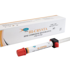 Hi-Crysta | 3.5gm Dental Light Cure Composite Restoration (Syringe)