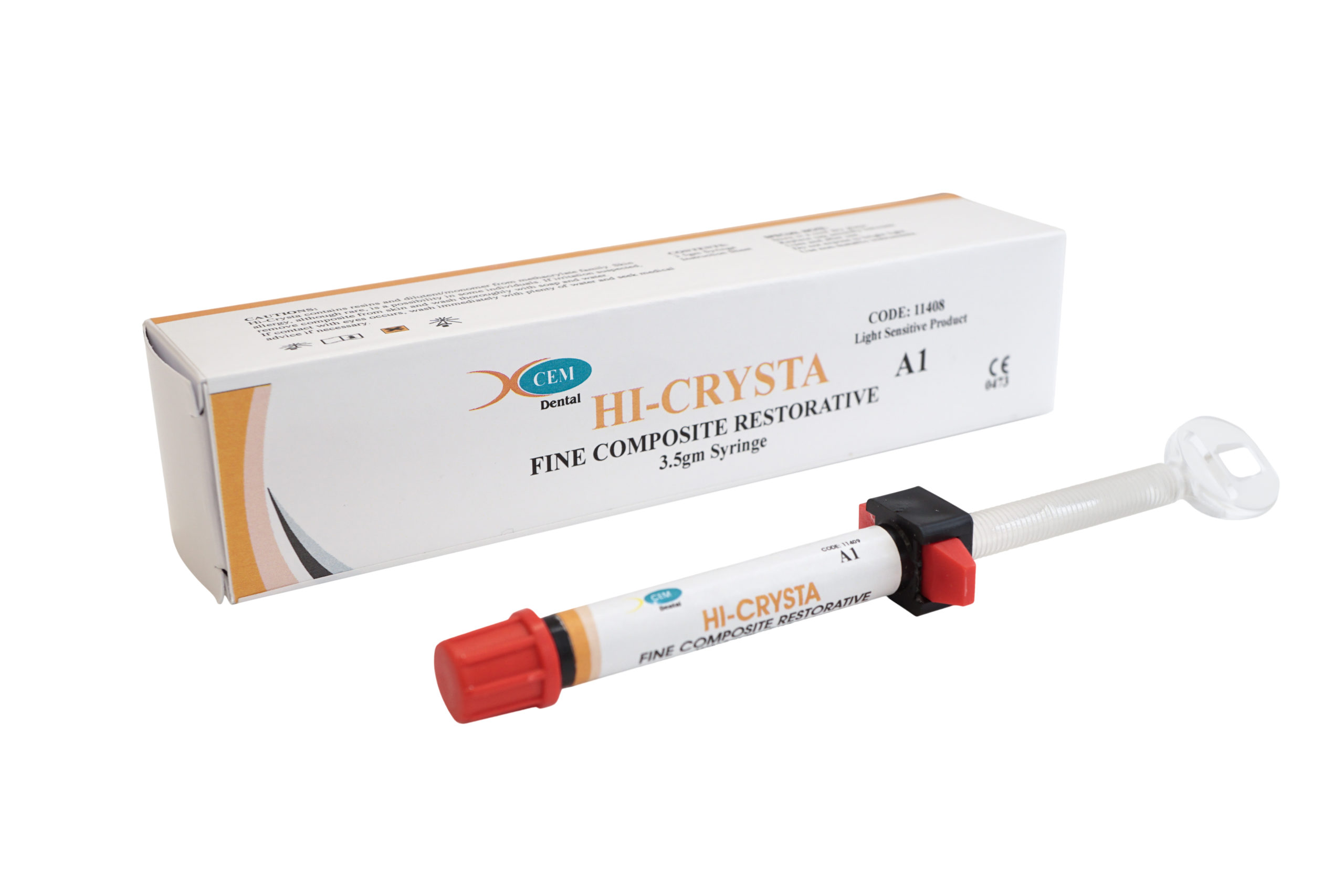 Hi-Crysta | 3.5gm Dental Light Cure Composite Restoration (Syringe)