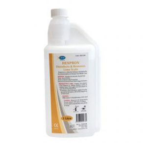 Hexpron Disinfects & Removes Lime Scale