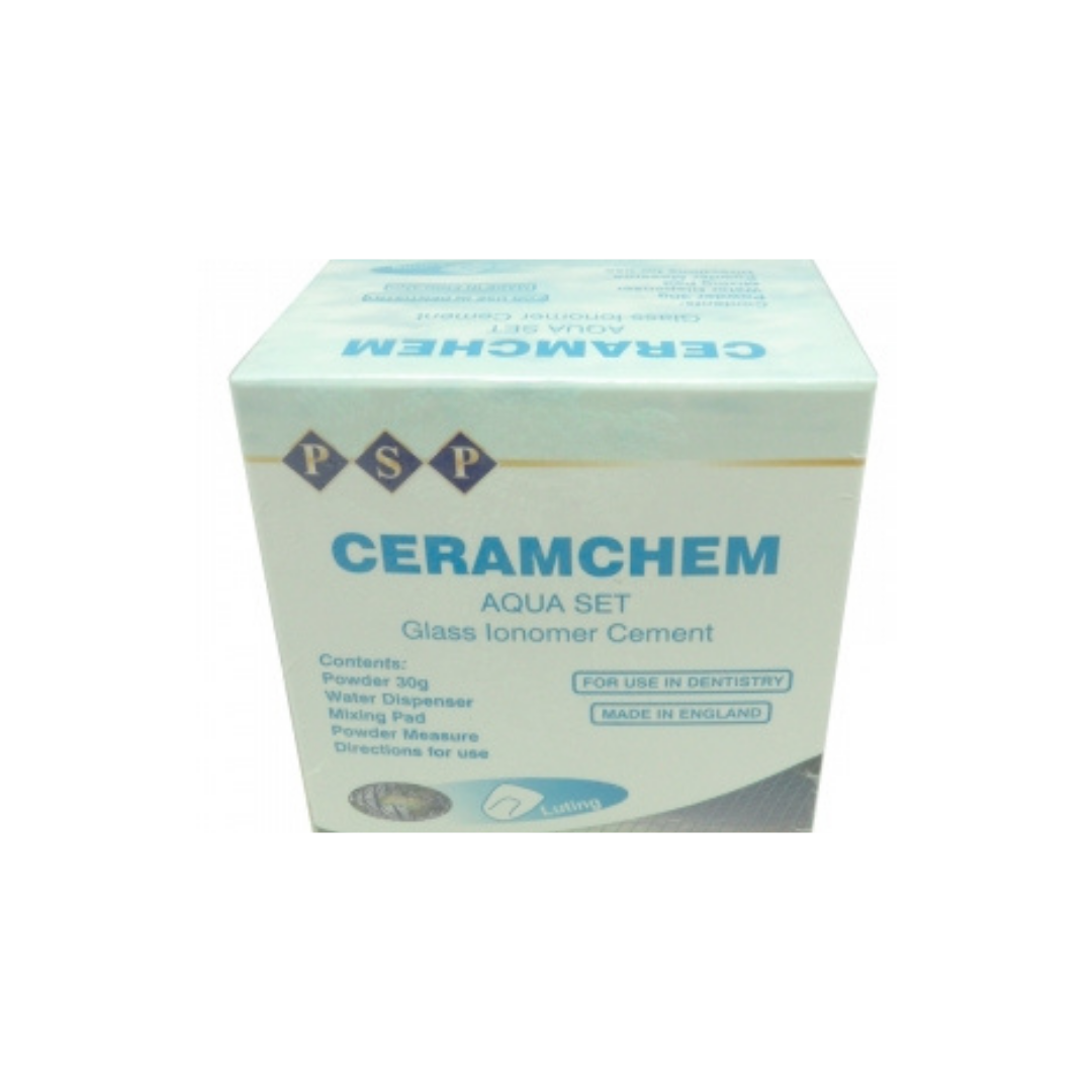 PSP Ceramchem Aqua Set Glass Ionomer Cement - 30g Powder