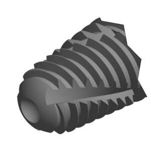 Alternative view of XCEM SINUS implant for sinus protection and safety