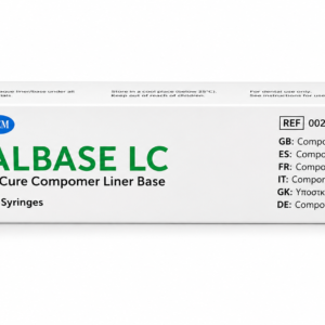 XCEM CalBase LC – Light Cure Compomer Liner Base (2 × 1.5g Syringes)
