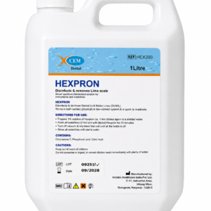 HEXPRON – Dental Unit Waterline (DUWL) Cleaner & Disinfectant (1 Litre)