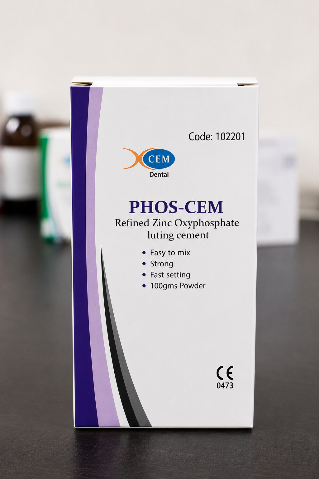 XCEM Phos-Cem – Refined Zinc Oxyphosphate Luting Cement (100g Powder)