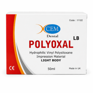 XCEM Polyoxal LB – Hydrophilic Vinyl Polysiloxane (PVS) Impression Material – Light Body (50 ml)