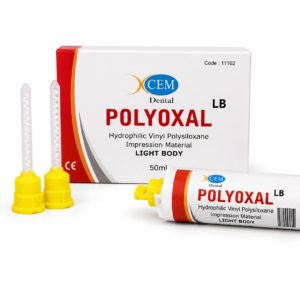Alternative view of XCEM Polyoxal LB – Hydrophilic Vinyl Polysiloxane (PVS) Impression Material – Light Body (50 ml)