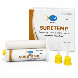 Alternative view of XCEM SureTemp – Self-Cured Temporary Crown & Bridge Material
