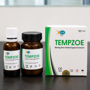 Alternative view of XCEM TempZOE – Strong Zinc Oxide Eugenol Cement